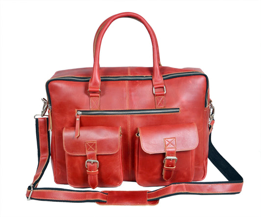 LE NAPOLI BRIEFCASE CHERRY